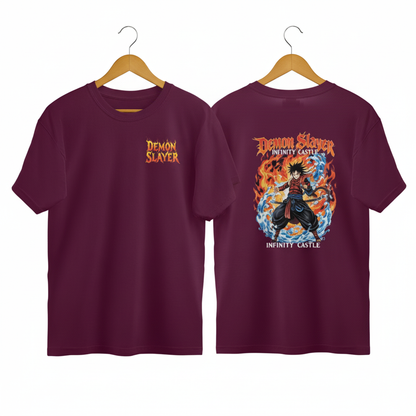 Premium Demon Slayer oversized Unisex Cotton Baggy Fit Comfort T-Shirt