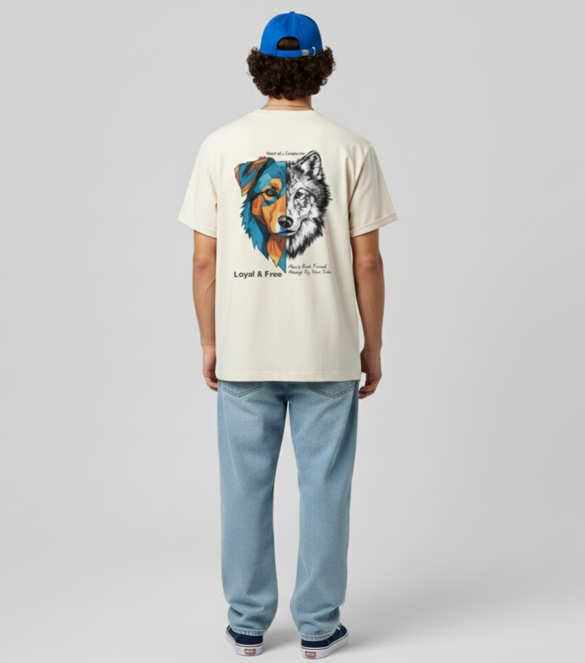 Unleavables | 100%cotton Dog Lover T-Shirt | Unique & Comfy Men's Graphic Tee