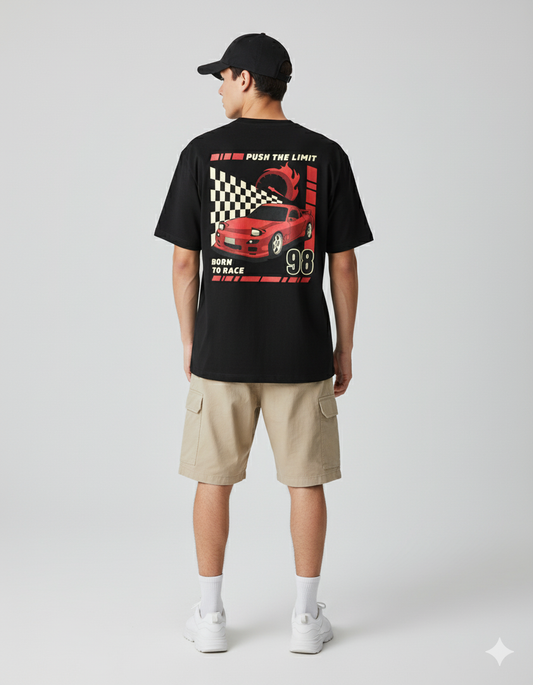 Unleavables Men  Cars T-Shirt - Printed | Regular Fit