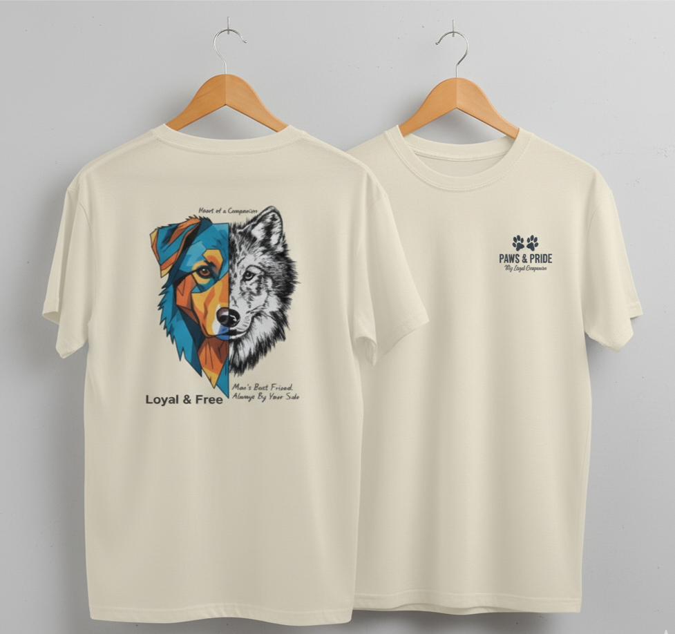 Unleavables | 100%cotton Dog Lover T-Shirt | Unique & Comfy Men's Graphic Tee