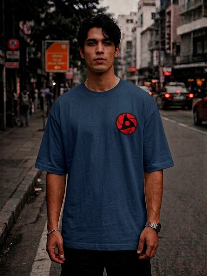 Madara Uchiha – Oversized Anime Graphic T-Shirt for Men | Premium 100% Cotton Drop Shoulder Tee | Japanese Streetwear Back Print | Relaxed Fit Casual Fashion