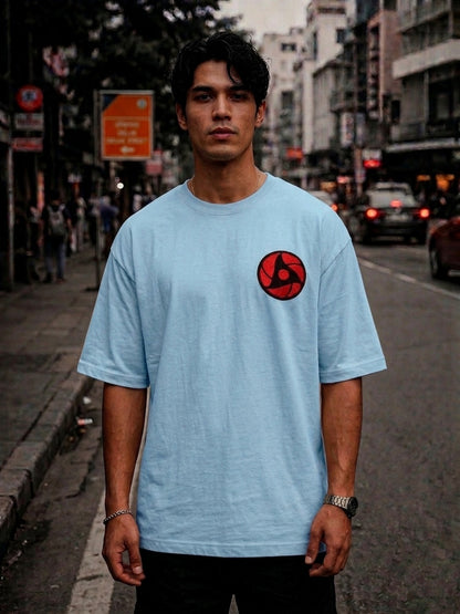 Madara Uchiha – Oversized Anime Graphic T-Shirt for Men | Premium 100% Cotton Drop Shoulder Tee | Japanese Streetwear Back Print | Relaxed Fit Casual Fashion