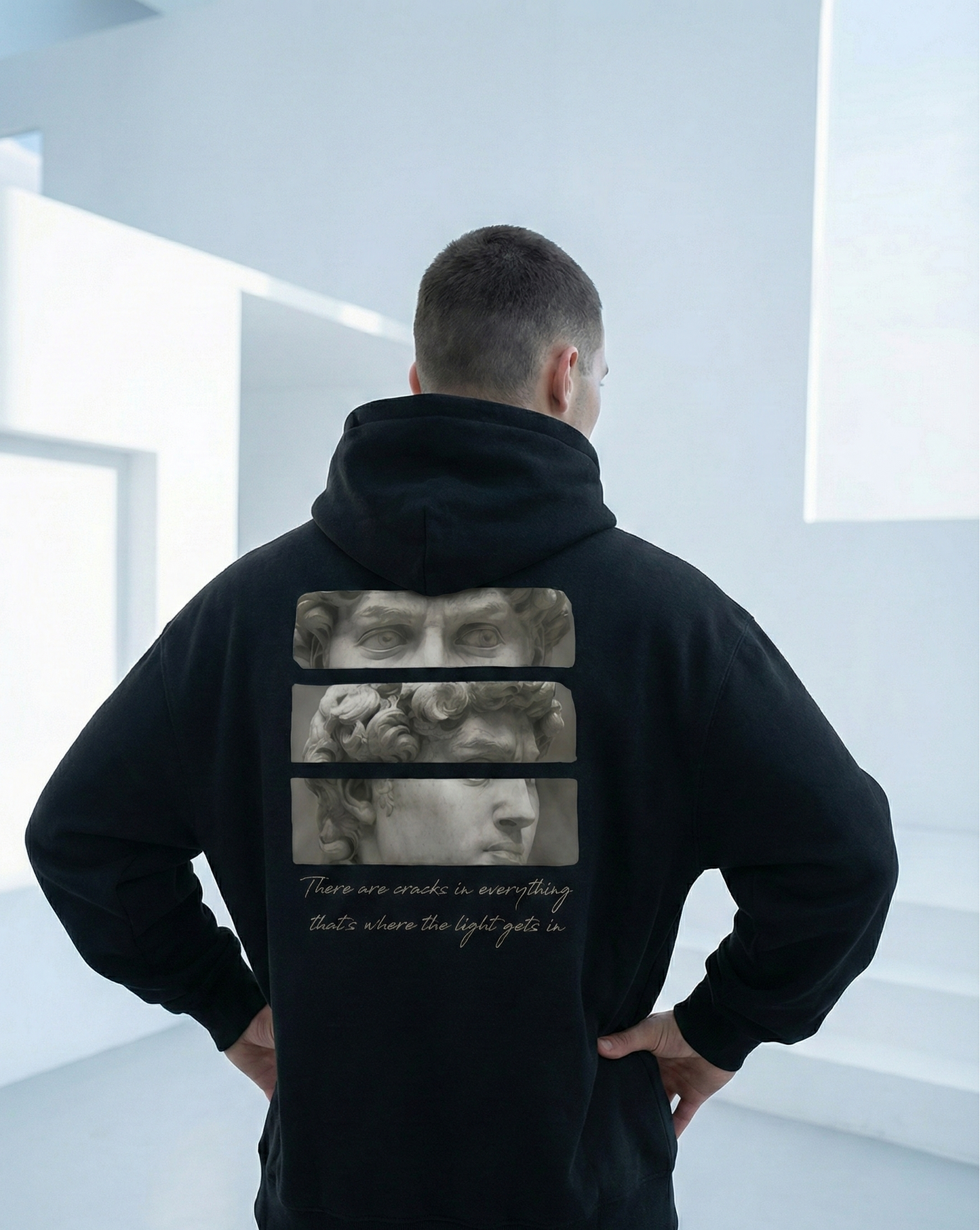 Unleavables Premium Black Oversized Hoodie for Men and Women | 100% Cotton