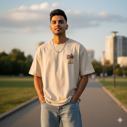 Unleavables Casual Chill Out Oversized T-shirt
