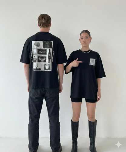 Unleavables Premium Oversized Graphic T Shirts for Men and Women | 100% Cotton