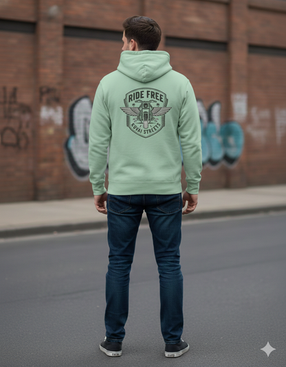 Kovai Riders Motorcycle Hoodie | Ride Free Streetwear for Bikers | Unisex Combed Cotton hoodie