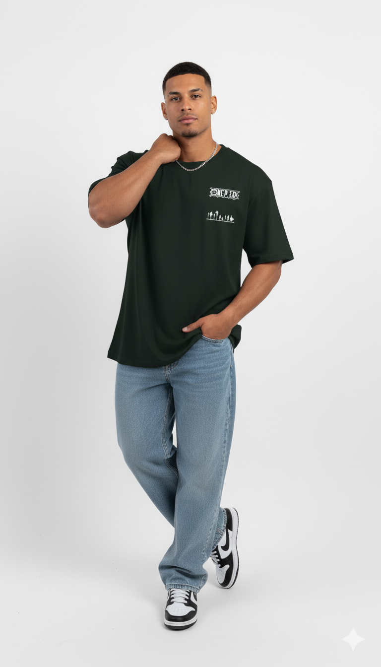 Oversized One Piece Luffy T Shirt - Anime Tees