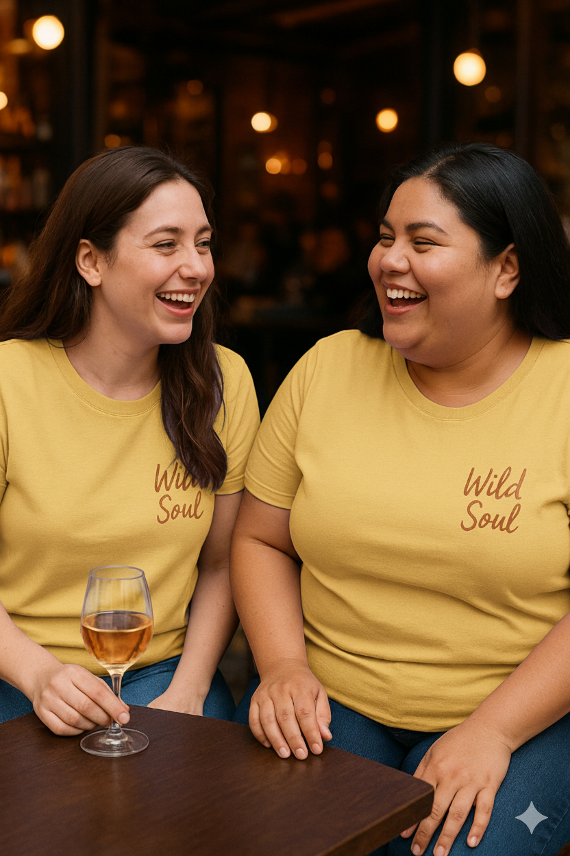 Unleavables Women Wild Soul Cotton T-Shirts | XS-5XL