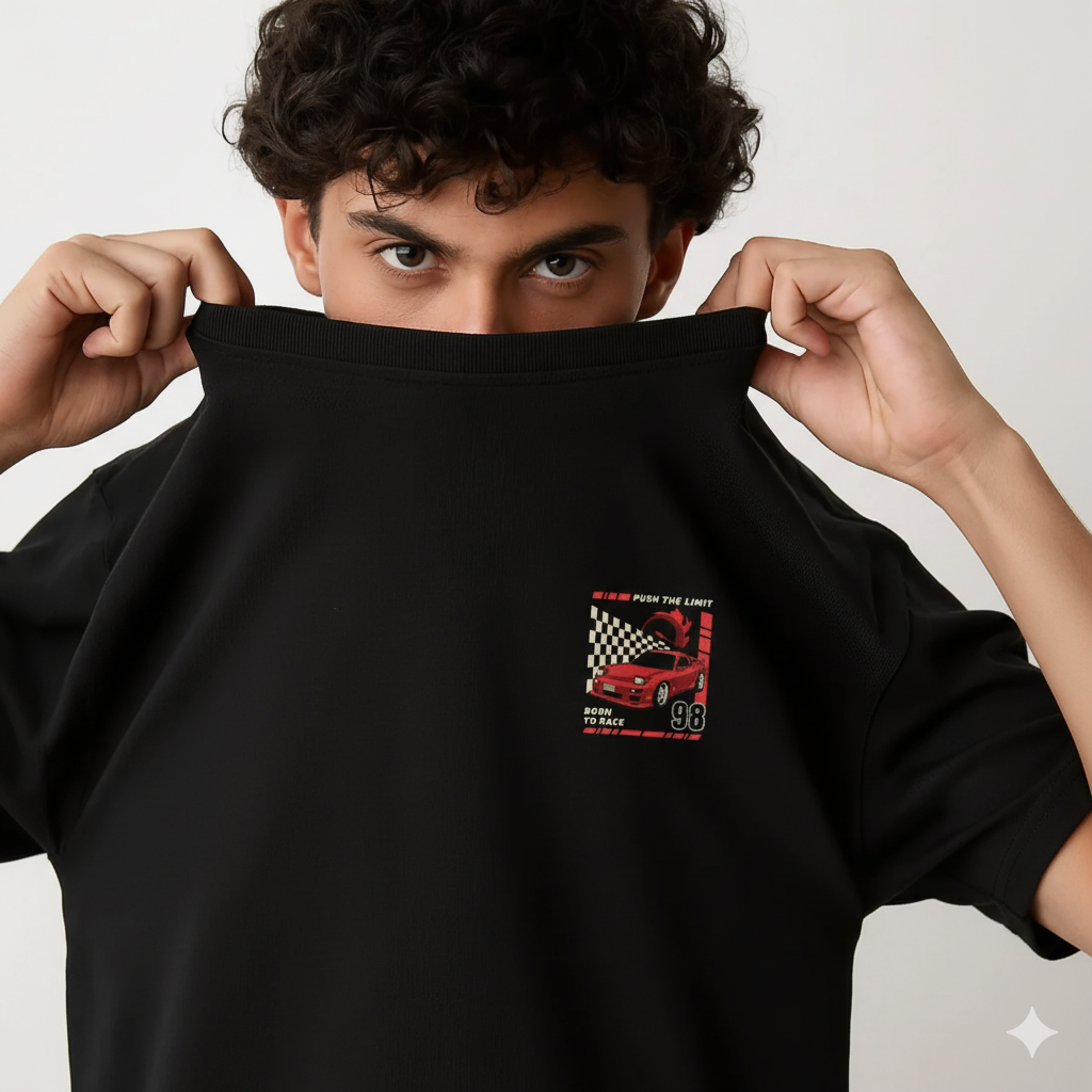 Unleavables Men  Cars T-Shirt - Printed | Regular Fit