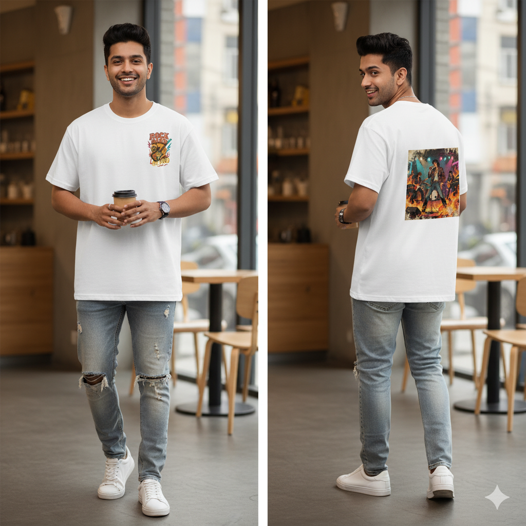 Unleavables Vintage Rock Band Tee – “Live Loud” Edition