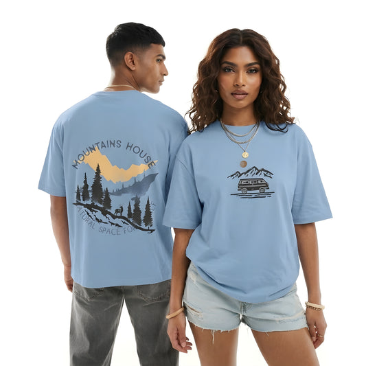Travel Unisex Oversized T-Shirt