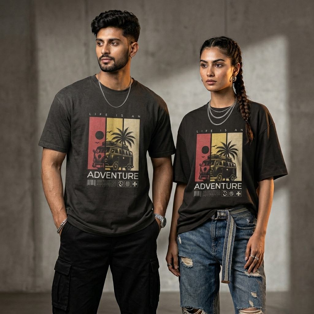 Life Is An Adventure Oversized T-Shirt