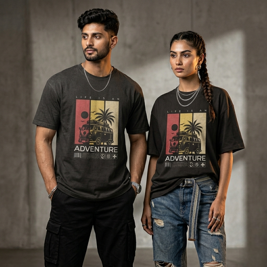 Life Is An Adventure Oversized T-Shirt