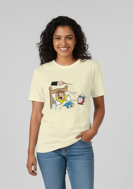 Unleavables Magic Lover Unisex Half Sleeve T-Shirt | “Wingardium Alarm-osa” Edition