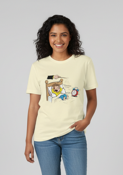 Unleavables Magic Lover Unisex Half Sleeve T-Shirt | “Wingardium Alarm-osa” Edition