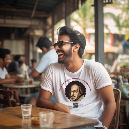 I have 200 Billion Shakespeare Atoms in Me Round Neck Tshirt for Men