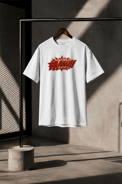 Unleaveables - Faahhh! Trendy Graphic Round Neck T-Shirt for Men & Women - 100% Cotton