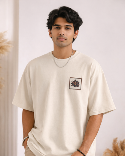 Mandala Art Oversized T-Shirt for Unisex | Men & Women | Vibrant Comfort Meets Statement Style