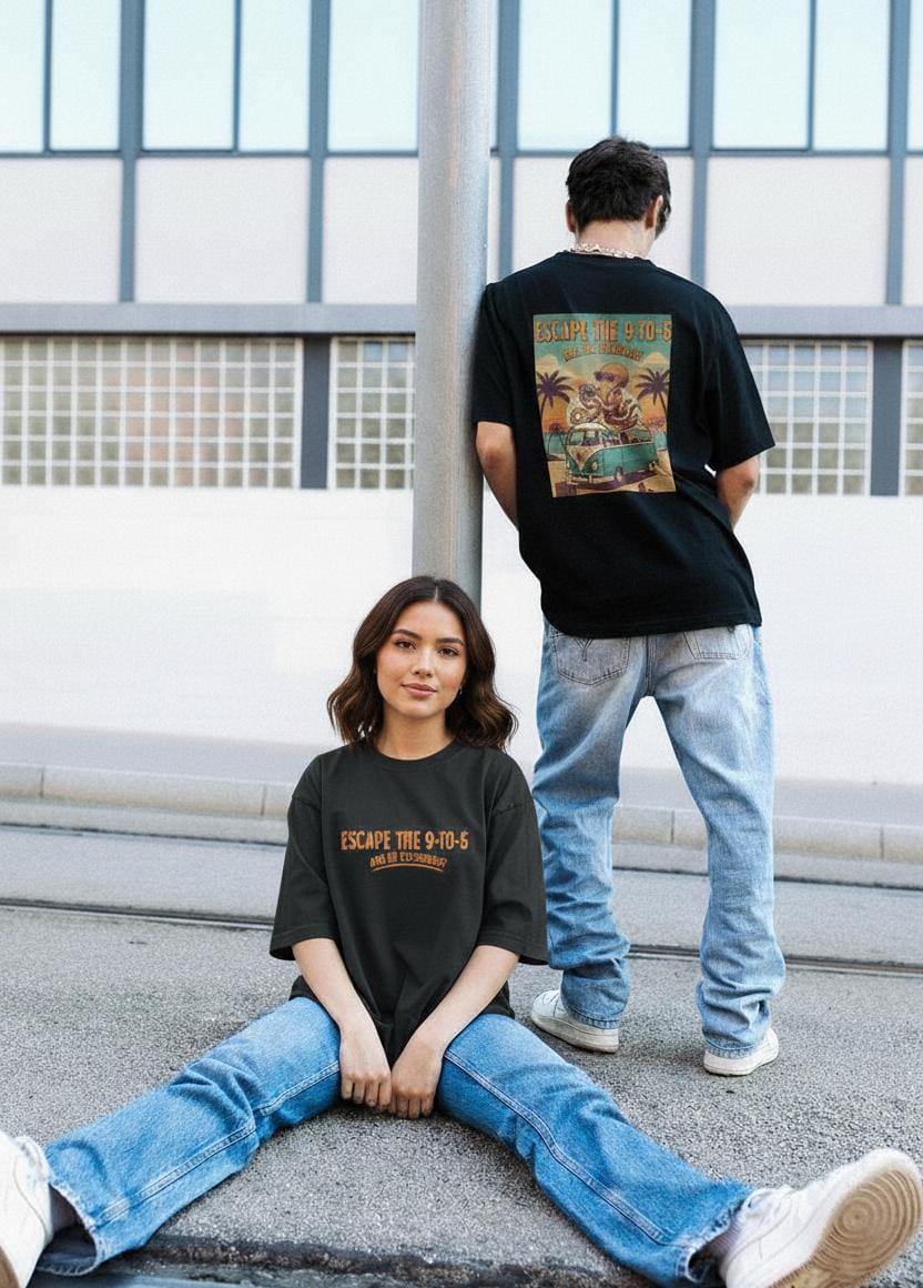 Unleavables Unisex Oversized T-shirt | Escape the 9-5 And Be Legendary