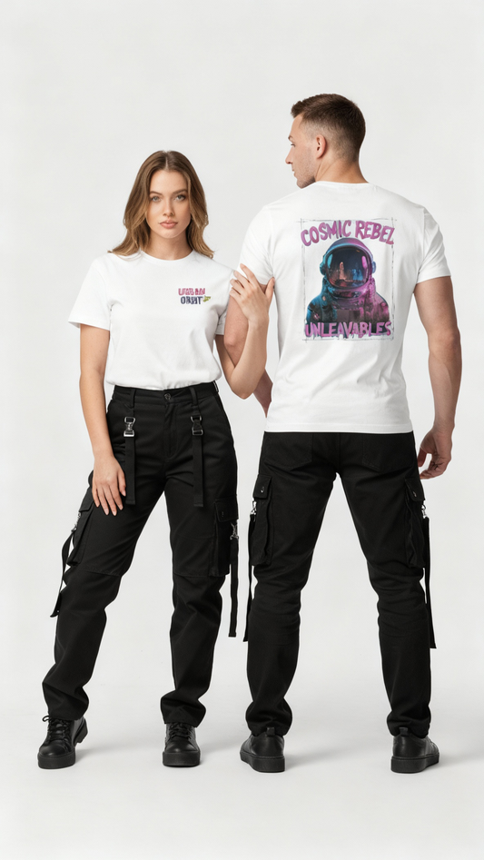 Unleavable Casual Unisex Urban Orbit T-shirt | 100% Cotton | Astro Edition