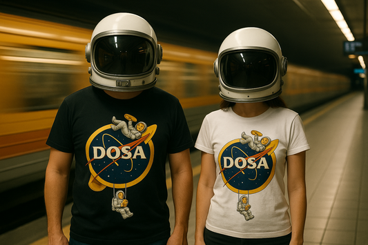 Unleavables NASA-Dosa T-Shirt | Unisex Graphic Tee | 100% Cotton Streetwear