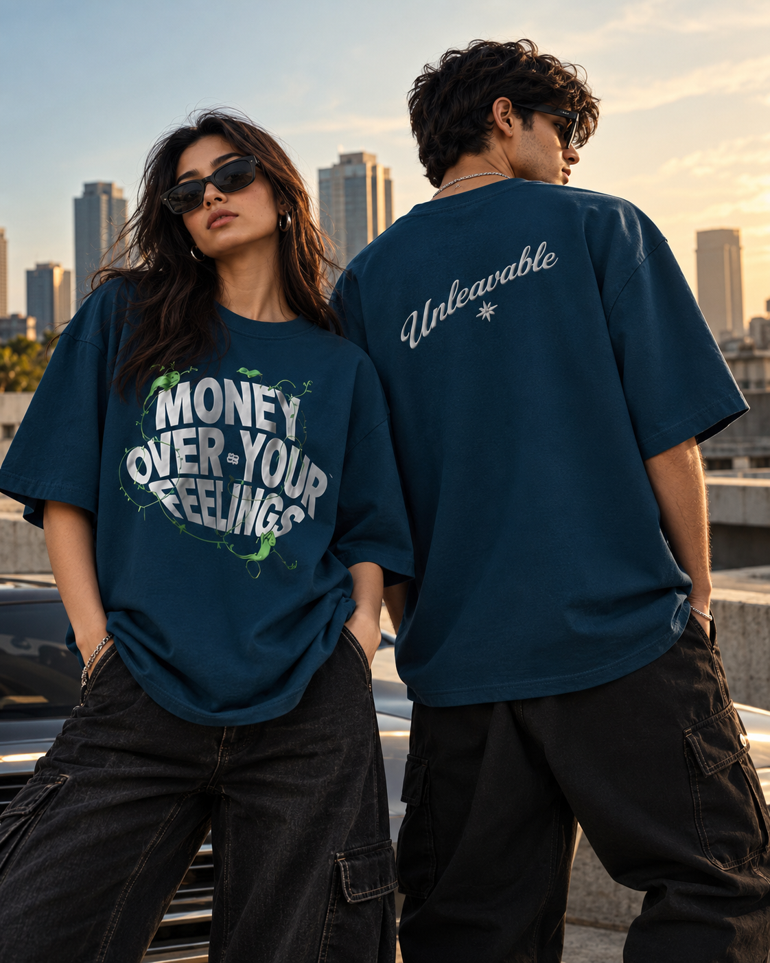 Money mindset oversized Tee