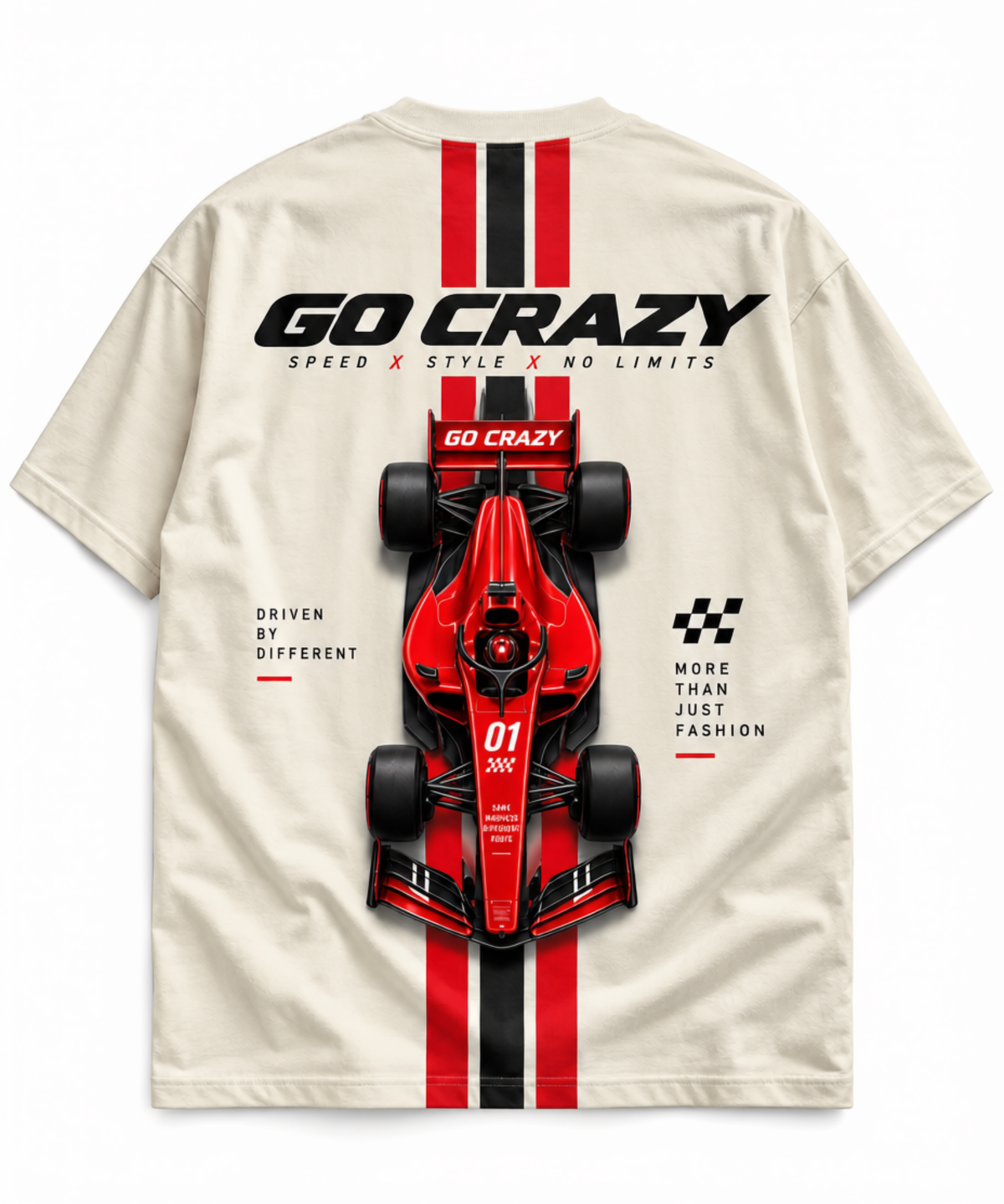 Oversized F1 Racing T-Shirt | Unisex Motorsport Streetwear