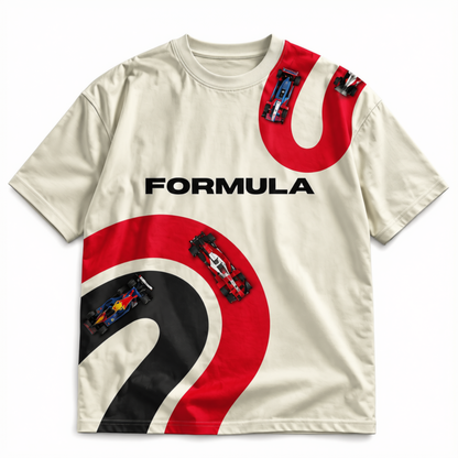 Oversized F1 Racing T-Shirt | Unisex Motorsport Streetwear