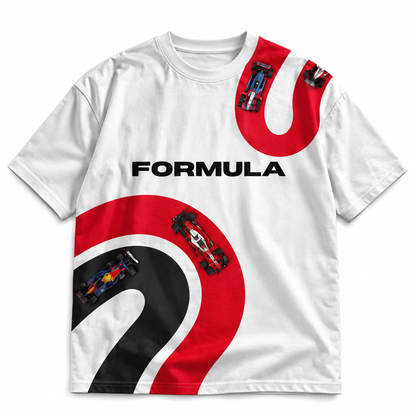 Oversized F1 Racing T-Shirt | Unisex Motorsport Streetwear