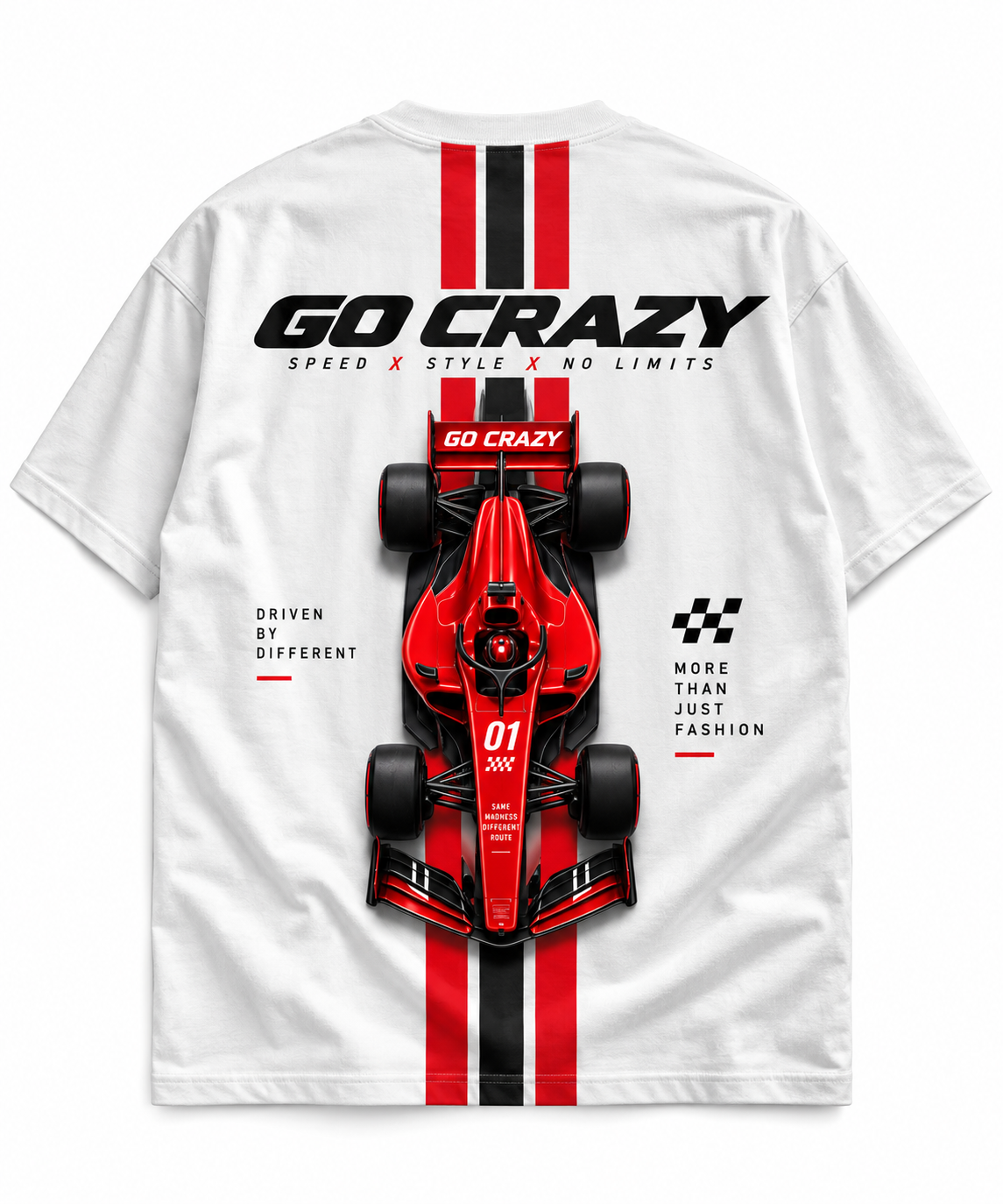 Oversized F1 Racing T-Shirt | Unisex Motorsport Streetwear