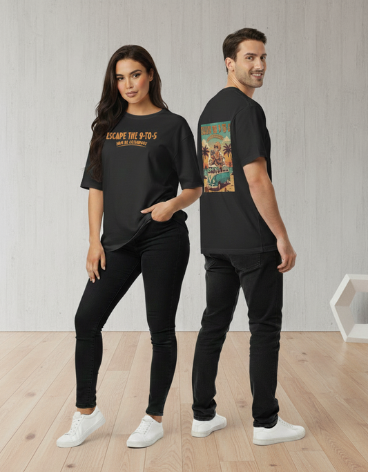 Unleavables Unisex Oversized T-shirt | Escape the 9-5 And Be Legendary