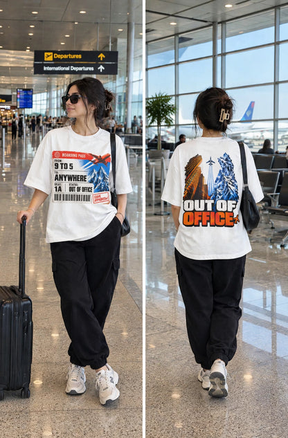 Unleavables Oversized Out of Office T-shirt Unisex