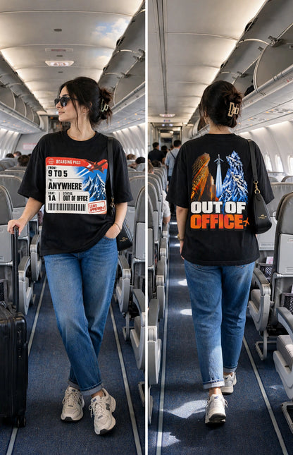Unleavables Oversized Out of Office T-shirt Unisex