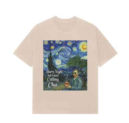 Van Gogh - Unleavables | Oversized T-Shirt| Chai Lovers | Unisex | 100% Cotton