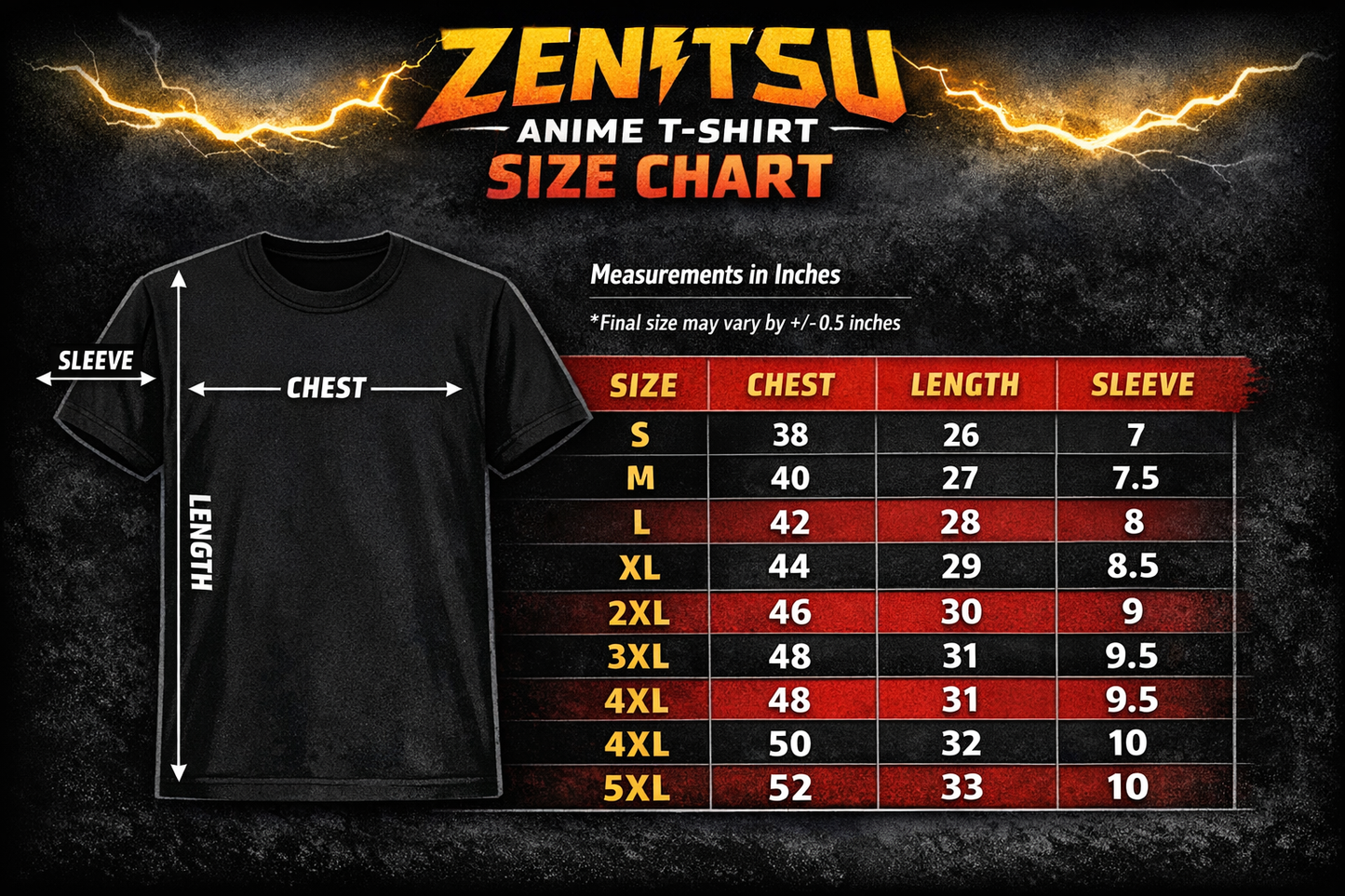 Zenitsu Anime T-Shirt | Anime Fan Tee | Soft Cotton |  (for Adults & Teens) |
