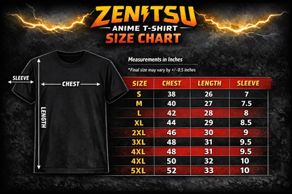 Zenitsu Anime T-Shirt | Anime Fan Tee | Soft Cotton |  (for Adults & Teens) |