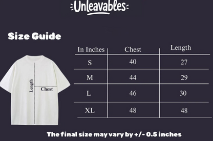 Unleavables Premium Samurai Soul x Underwolf Oversized T-Shirt | Anime Style | Edgy Streetwear |100% Combed Cotton