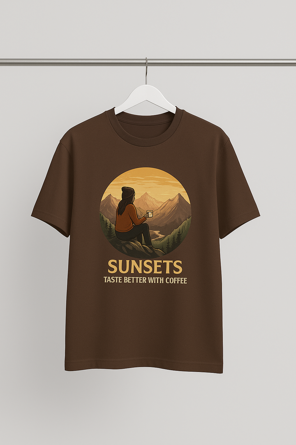 Unleavables | Travel & Coffee T-Shirt | Regular Unisex | 100% Cotton