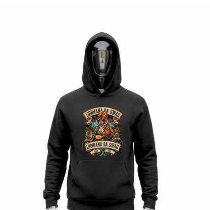 Ludhiana Swag Graphic Hoodie | 100% Combed Cotton | Men