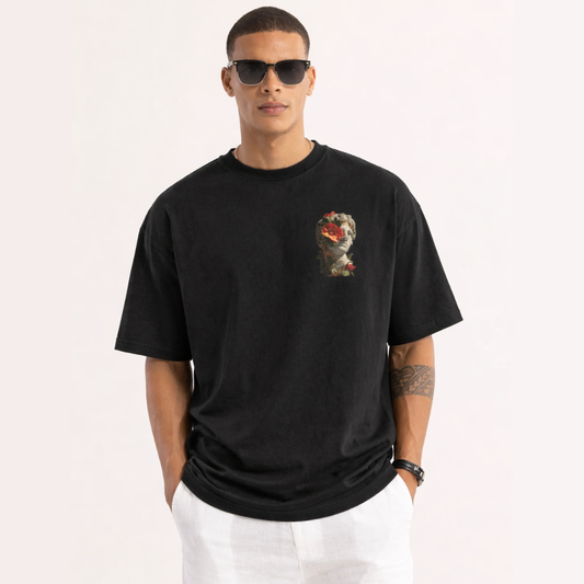 Care Free Angel Unisex Oversized Graphic Tshirt - Unleavable |100%cotton