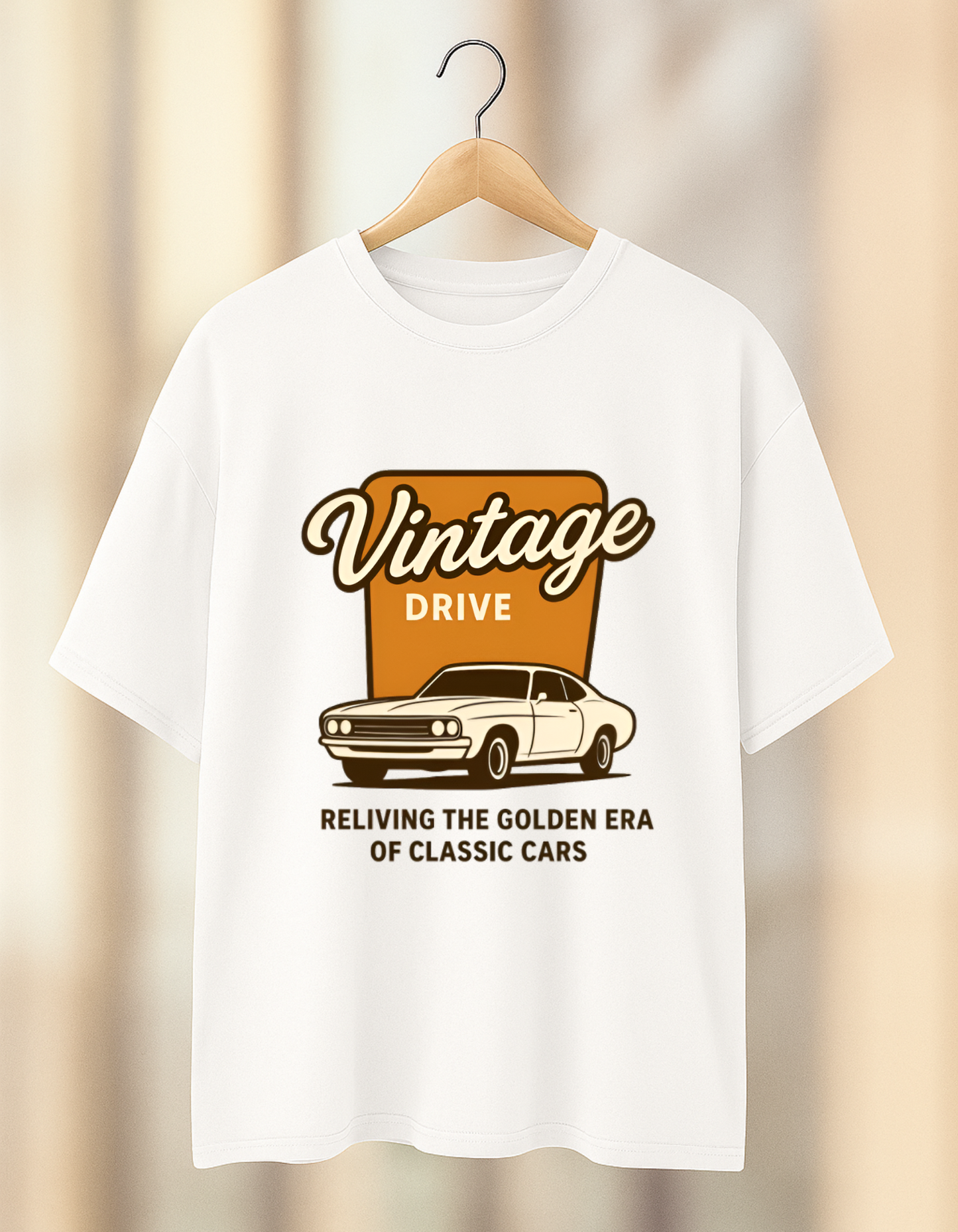 Unleavables | Vintage Car Oversized T-shirt | Unisex T-shirt | 100%cotton
