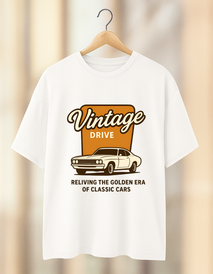 Unleavables | Vintage Car Oversized T-shirt | Unisex T-shirt | 100%cotton