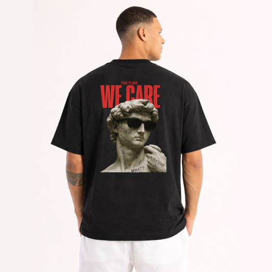 Care Free Angel Unisex Oversized Graphic Tshirt - Unleavable |100%cotton