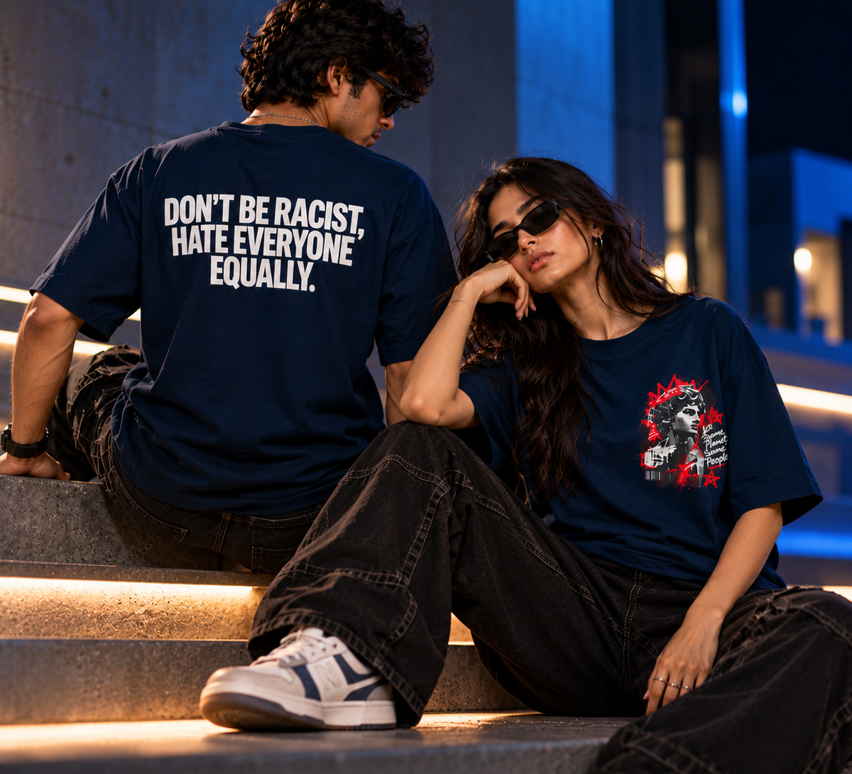 Same Planet Unisex Oversized T-Shirt