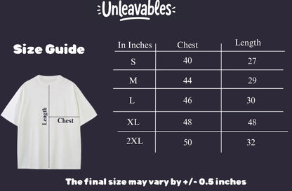 Unleavables Black T-shirt with Van Gogh Graphic Print | 100% Cotton, Oversized Fit