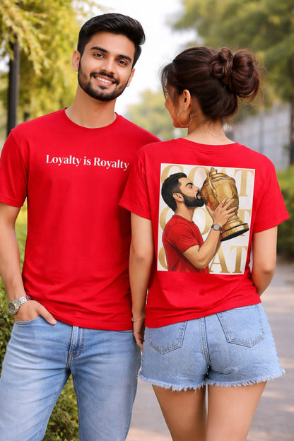 Loyalty Is Royalty — RCB Fan Tee