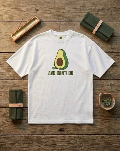 Unleavables "Avo Can't Do" Lazy Avocado Oversized T-Shirt