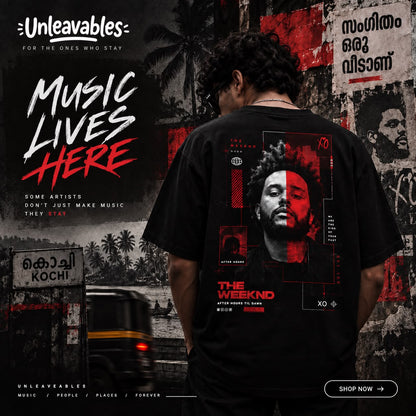 The Weeknd XO Graphic Oversized T-Shirt