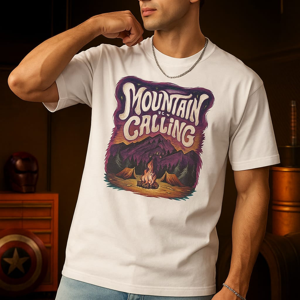 Unleaveables Unisex Oversized Travel Enthusiasts T-shirt | 100% Combed Cotton