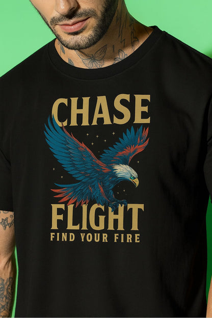 Skybound Spirit Oversized Eagle Tee | Streetwear Essential | Unisex | 100% Cotton